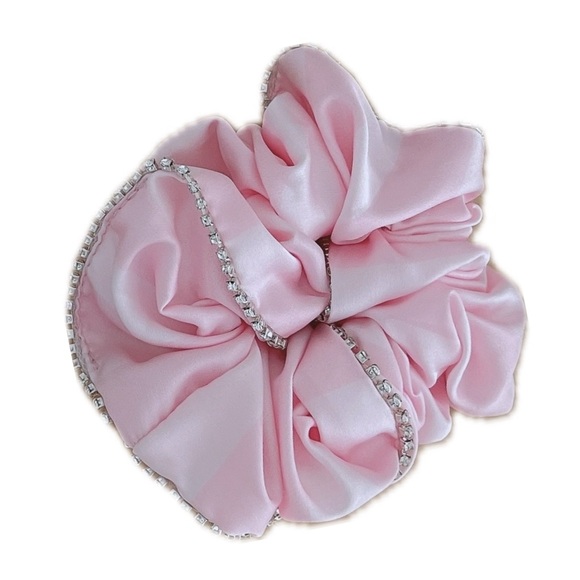 Victoria's Secret Pink and Silver Scrunchie Trio - Picture 3 of 3
